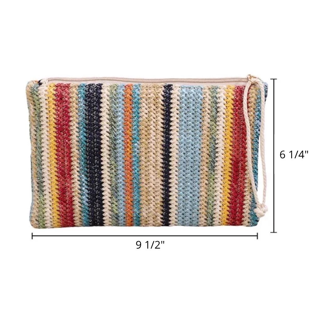The Riviera Woven Clutch