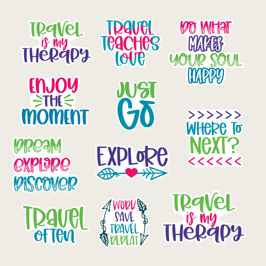 Travel Sticker Pack