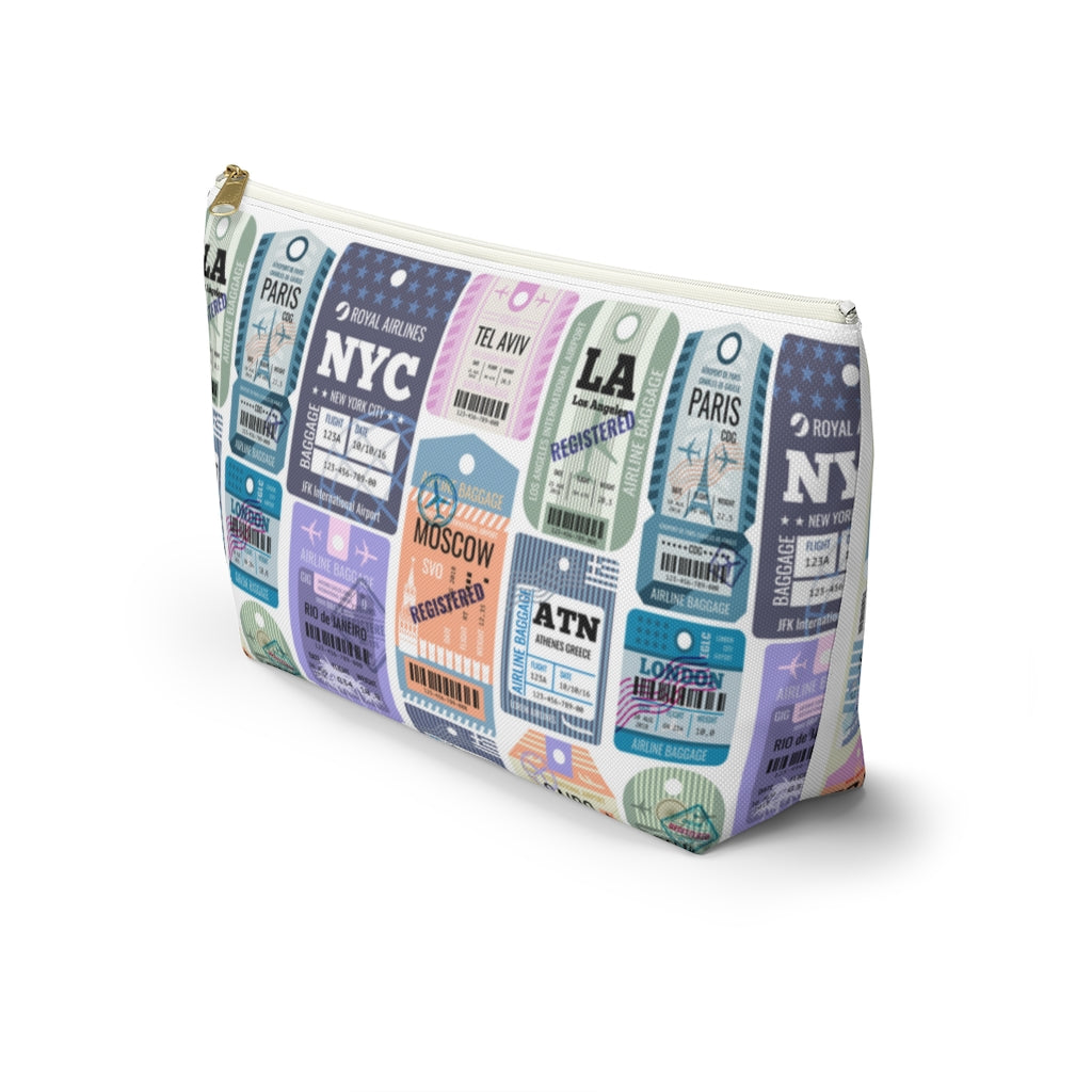 Travel Tickets Accessory Pouch, Large