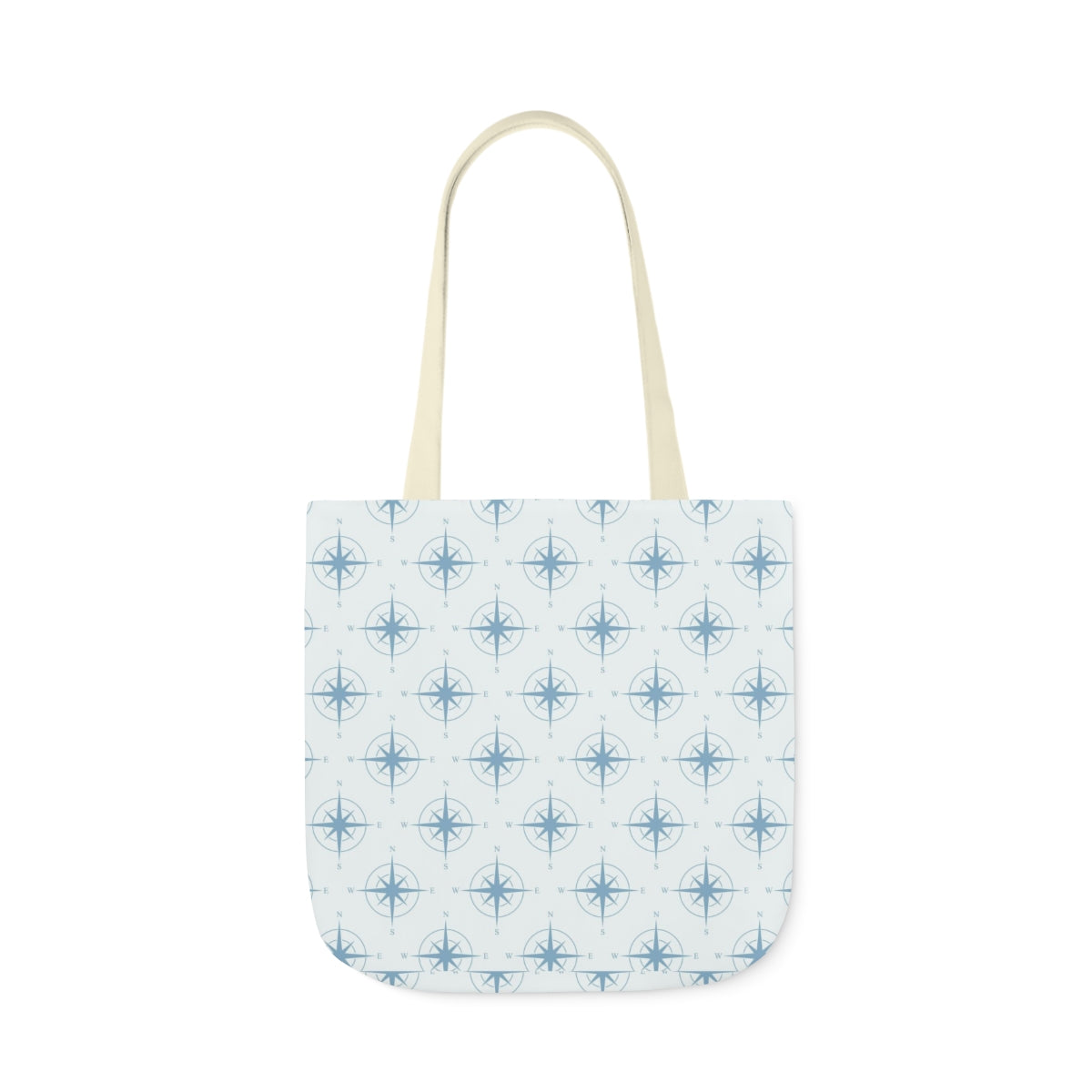 Compass Polyester Canvas Tote Bag