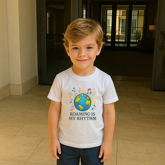 Roaming Is My Rhythm Tee For Toddlers