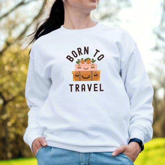 Born to Travel Crewneck Sweatshirt