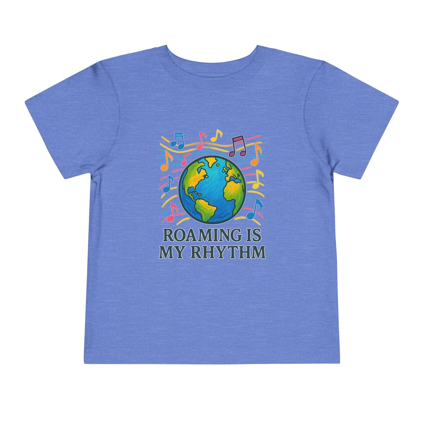 Colorful Roaming Is My Rhythm Kids Tee