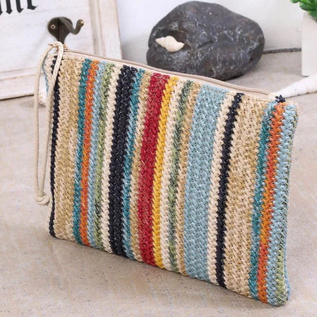 The Riviera Woven Clutch