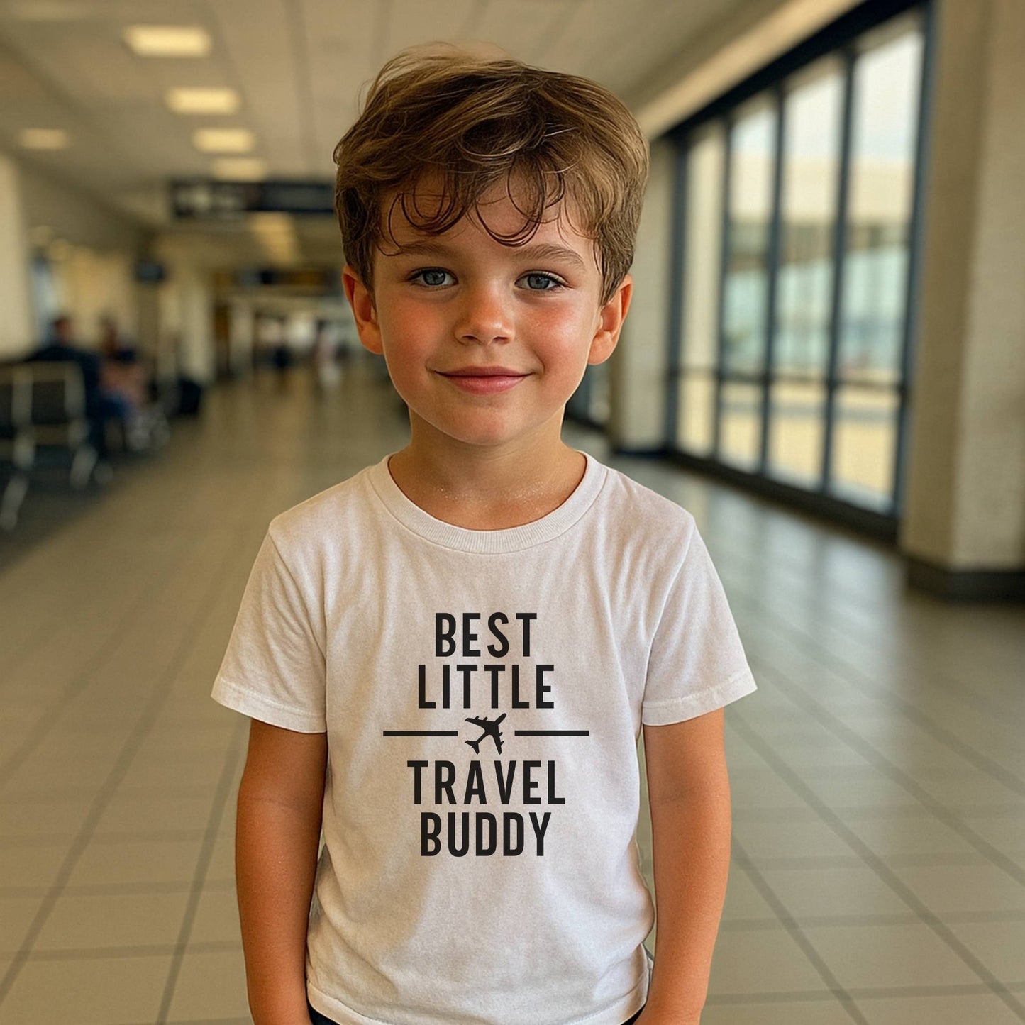 Best Little Travel Buddy Tee For Toddlers
