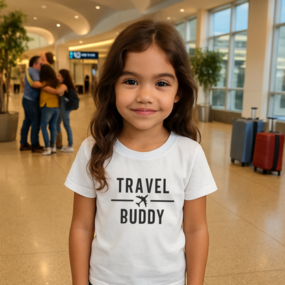 Travel Buddy Tee For Toddlers