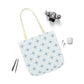 Compass Polyester Canvas Tote Bag