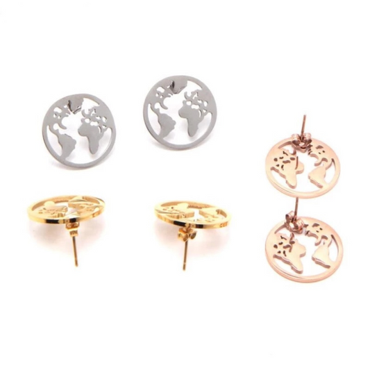 World Globe Earrings (Secret Gift)