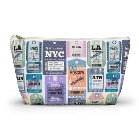 Travel Tickets Accessory Pouch, Large