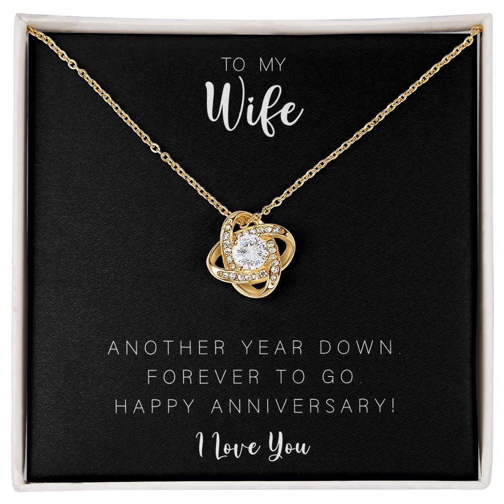 Anniversary Love Knot Necklace