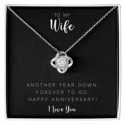 Anniversary Love Knot Necklace