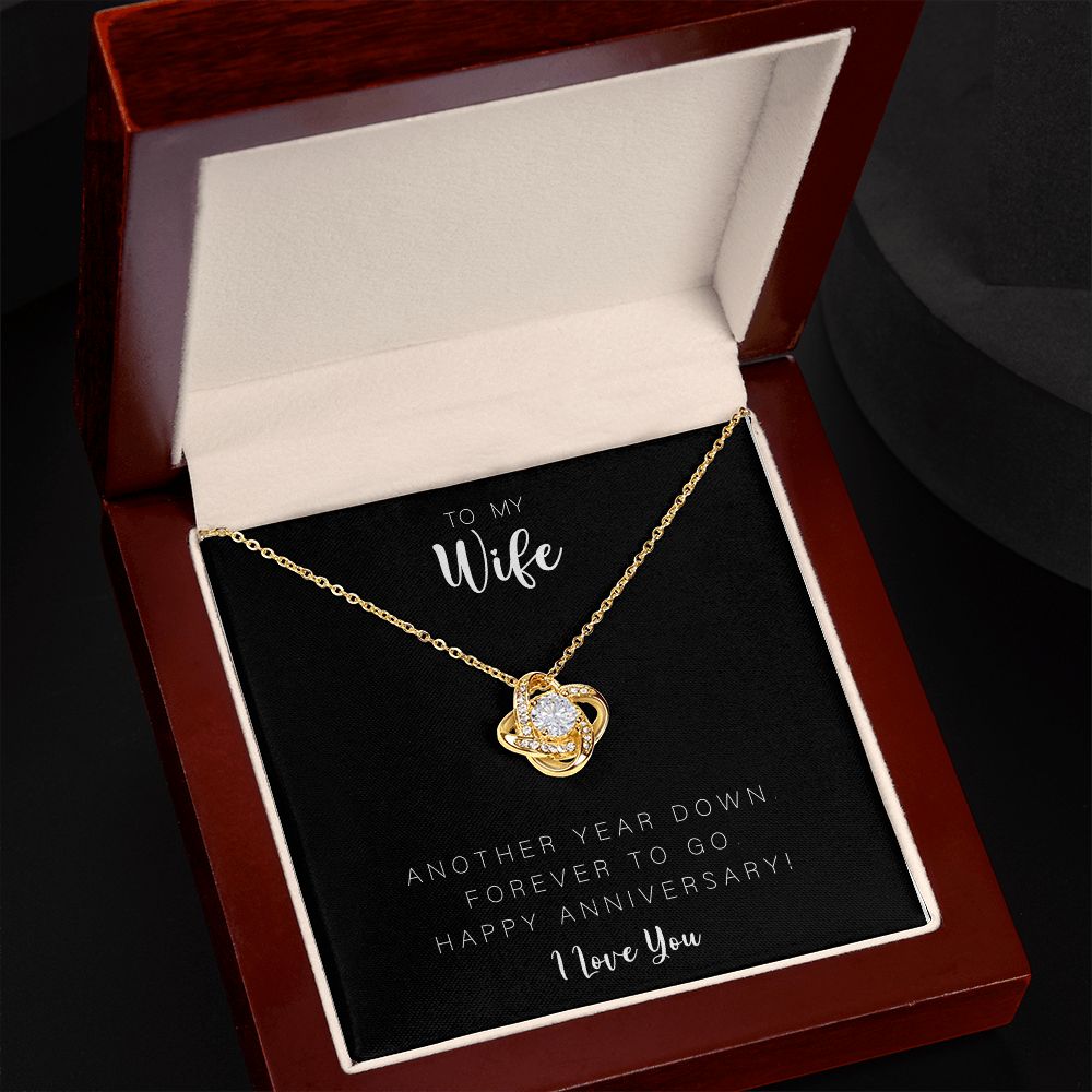 Anniversary Love Knot Necklace
